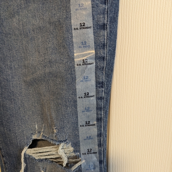 Old Navy O.G. straight jeans size 12 NWT - Picture 4 of 8